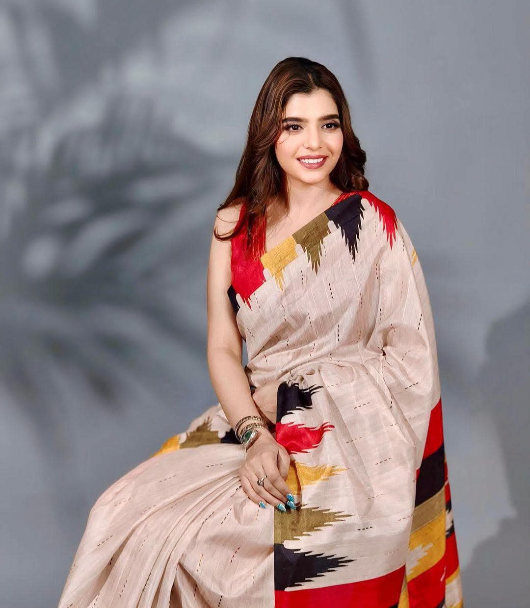 Semi Raw Silk saree