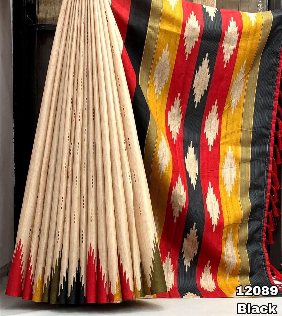Semi Raw Silk saree