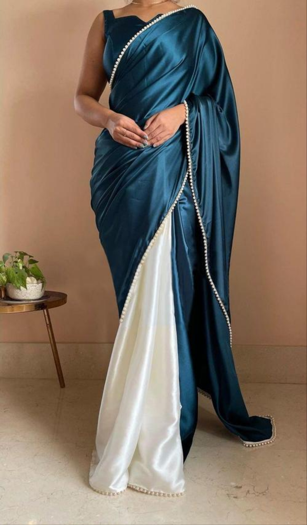 Satin Saree