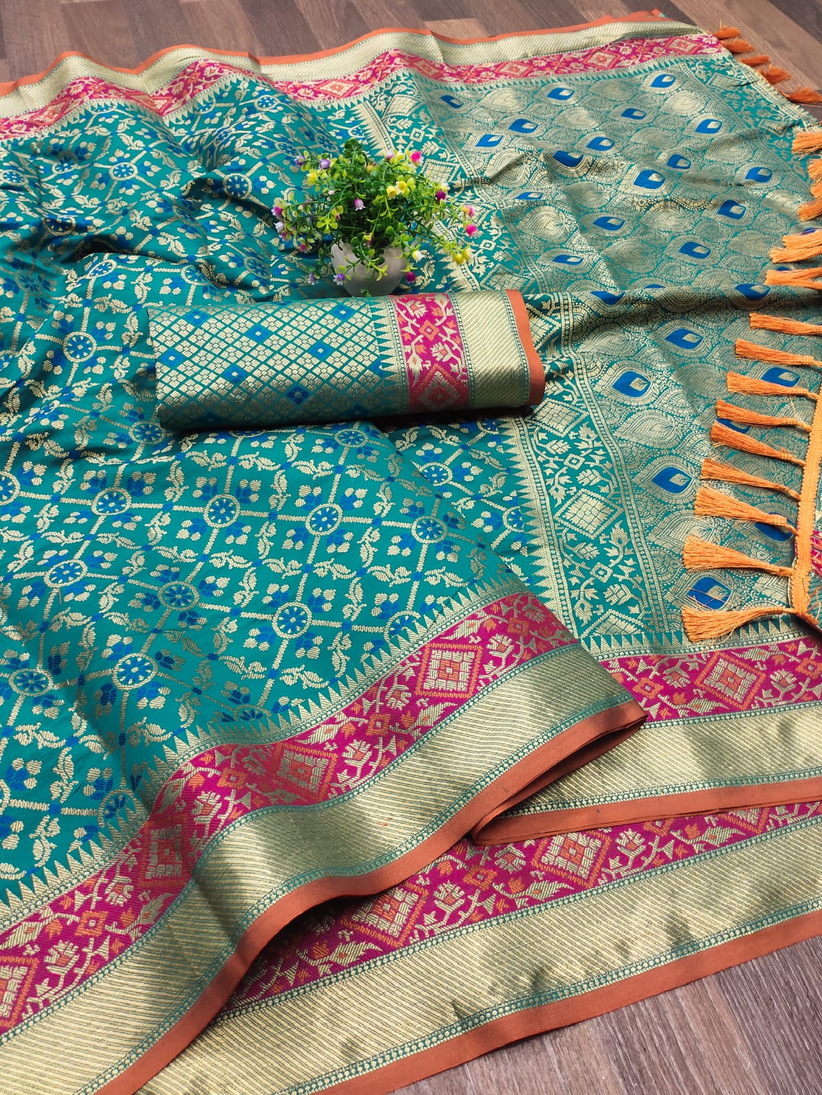Banarasi Soft Patola Silk Saree