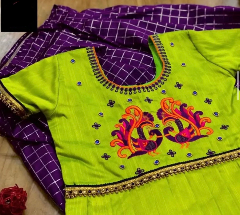 Pattu Pavadai Kids Set