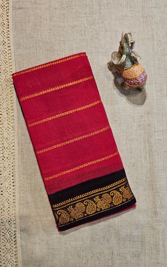 Madurai Sungudhi Cotton Saree