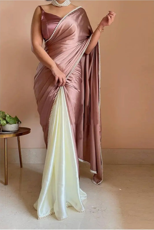 Satin Saree