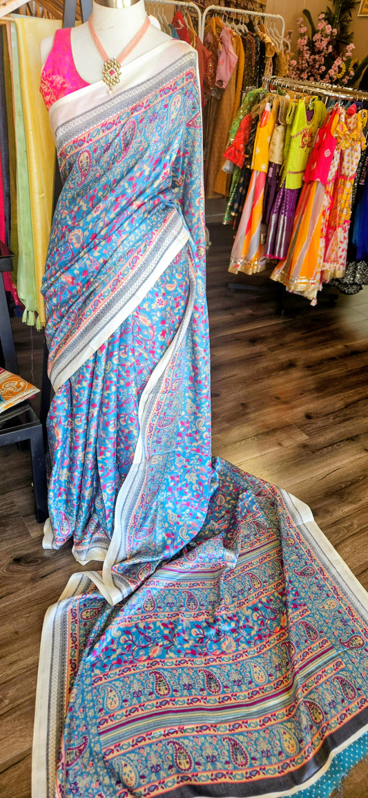 Kashmiri Pashmina Saree
