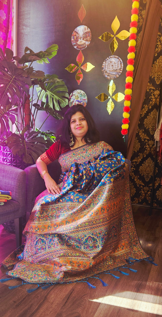 Pashmina Silk Saree