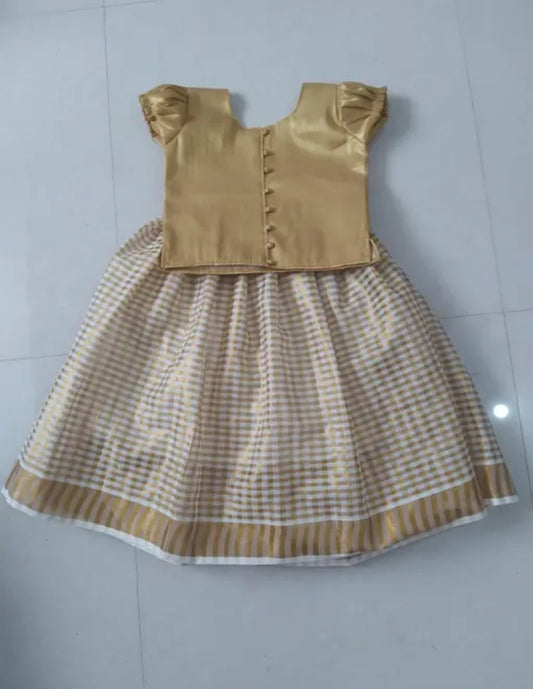 Onam Pattu Pavadai  Kids Set