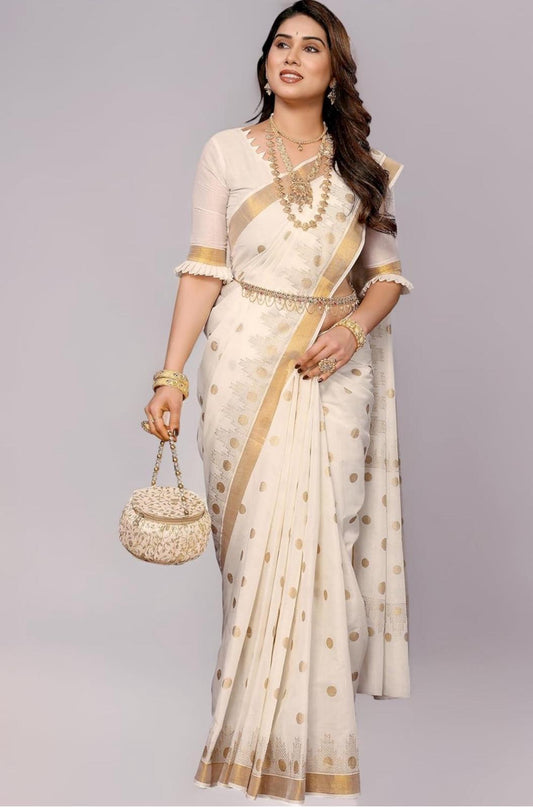 Kerala cotton saree